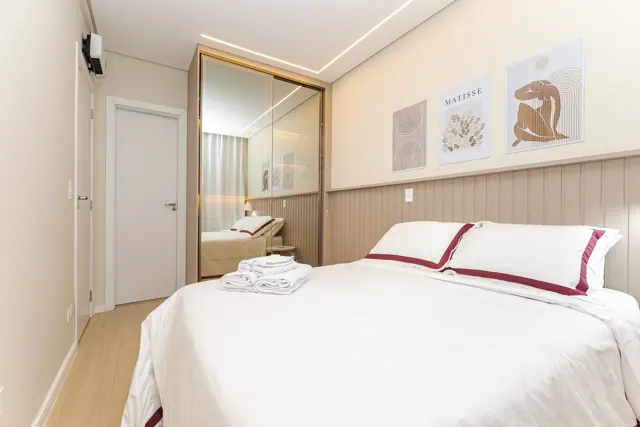 Executivo · 1 quarto novo, Shopping Palladium · CIC